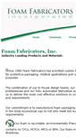 Mobile Screenshot of foamfabinc.com